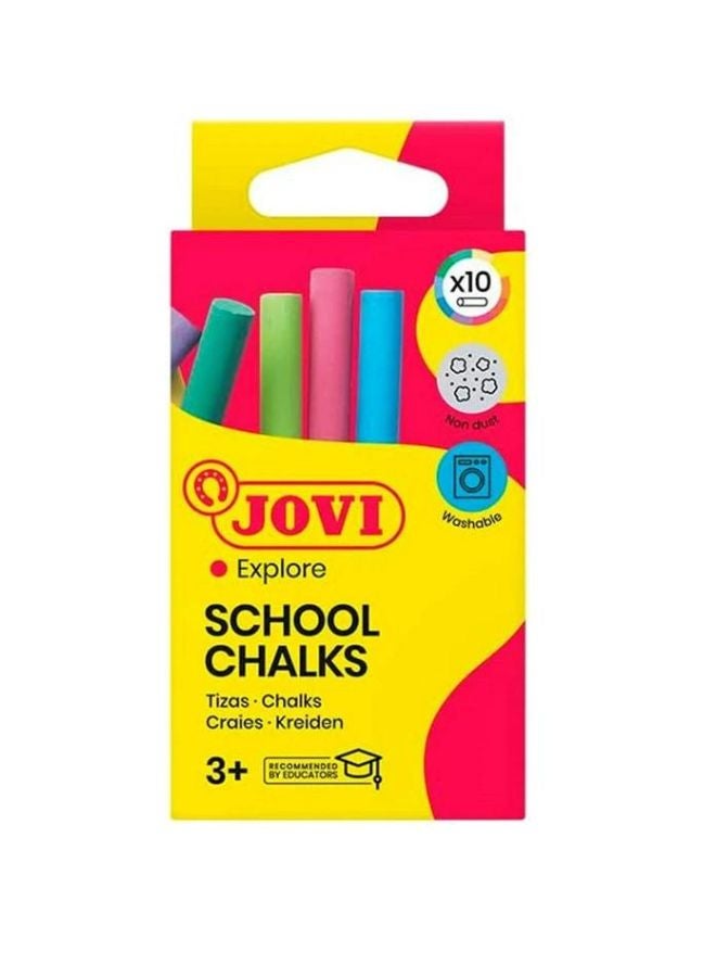 JOVI - 10-Piece Classcolor Chalk Set Multicolour - Image 1