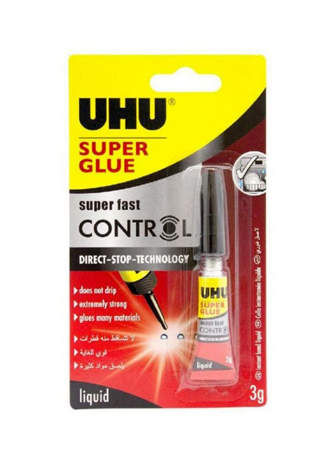 UHU Super Fast Control Liquid Glue Clear - Image 2