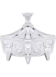 AZAD Elite Shaped Candy Bowl Lid Clear 24cm  - Image 2