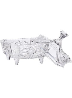 AZAD Elite Shaped Candy Bowl Lid Clear 24cm  - Image 4
