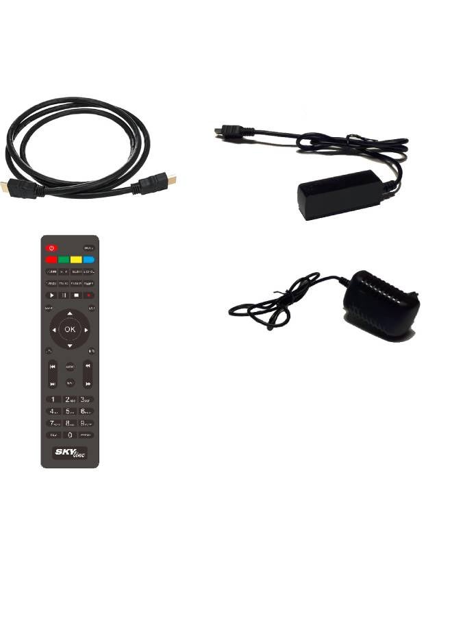 SKYLINE HD Mini Digital Satellite Reciever HD-222 iv Black - Image 2