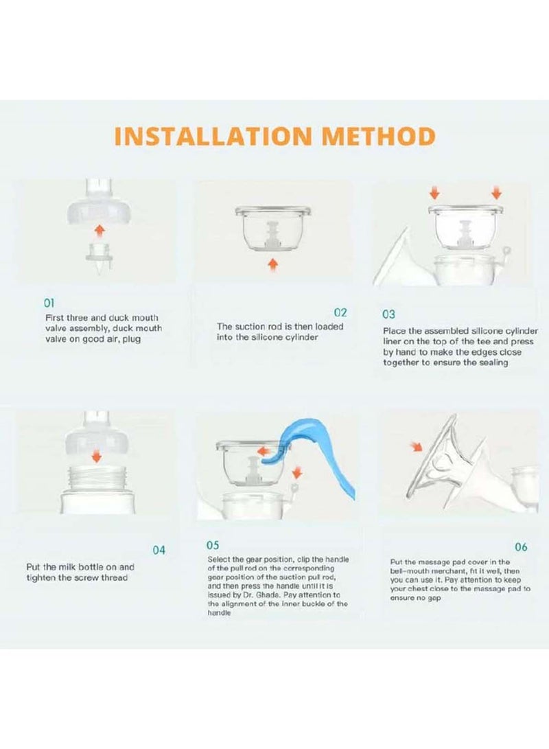 Generic - Manual Silicone Breast Pump With Adjustable Suction And Accessories - Image 1