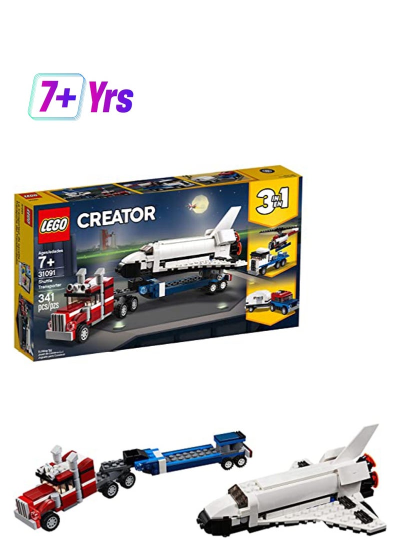 LEGO 31091 Creator Shuttle Transporter Building Toy 341 7+ Years - Image 1