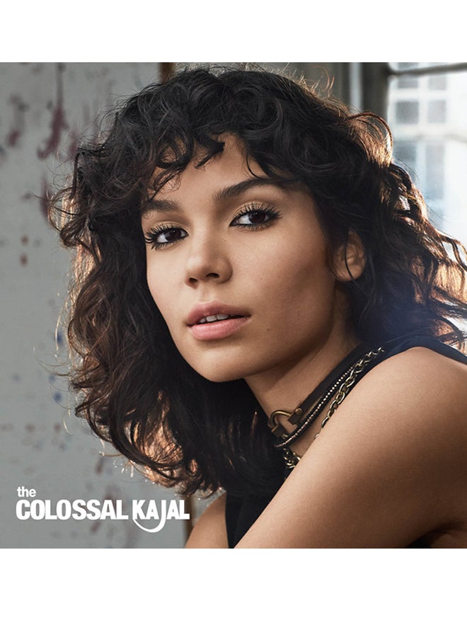 ميبلين نيويورك محدد عيون كحل كولوسال كاجال بزيت الارجان من ميبيلين نيويورك - 02 إكسترا بلاك أسود أسود - Image 5