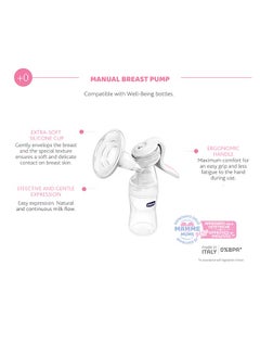 Chicco Manual Breast Pump For Well-Being Bottles 0M+  - Image 3