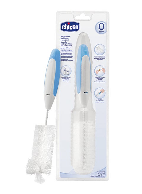 Bottle Brush And Accessories Set 3In1