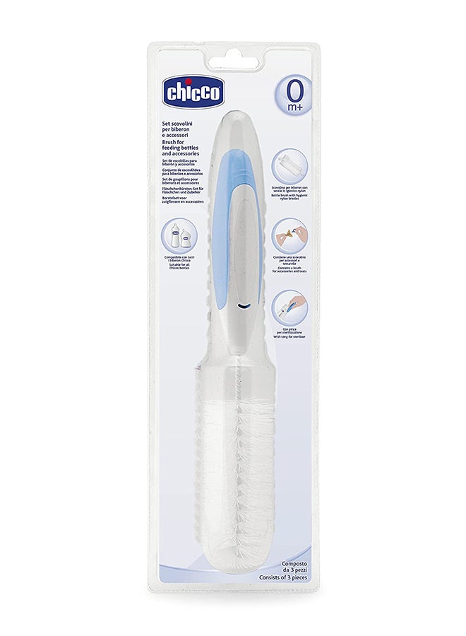 Chicco - Bottle Brush And Accessories Set 3In1 - Image 1