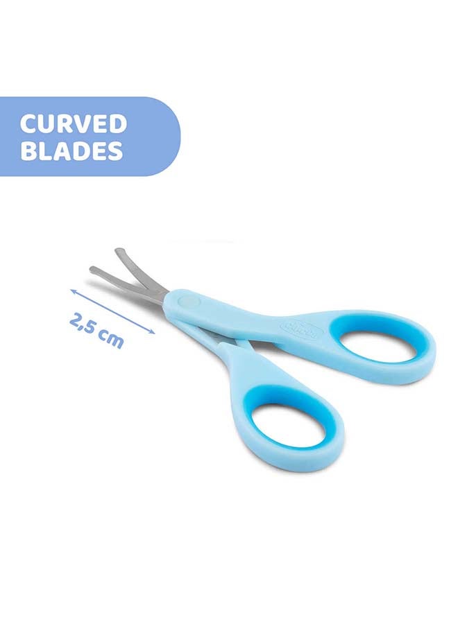 Chicco Baby Scissors 0M+, Light Blue  - Image 3