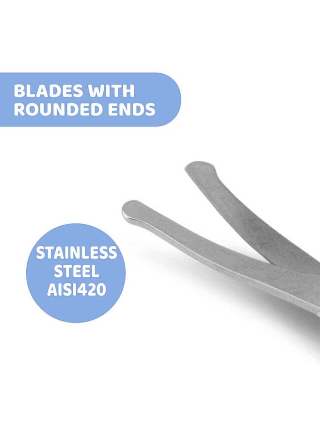Chicco Baby Scissors 0M+, Light Blue  - Image 5