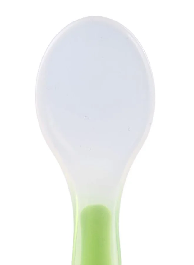 Chicco Soft Silicone Spoon 6M+, Green
