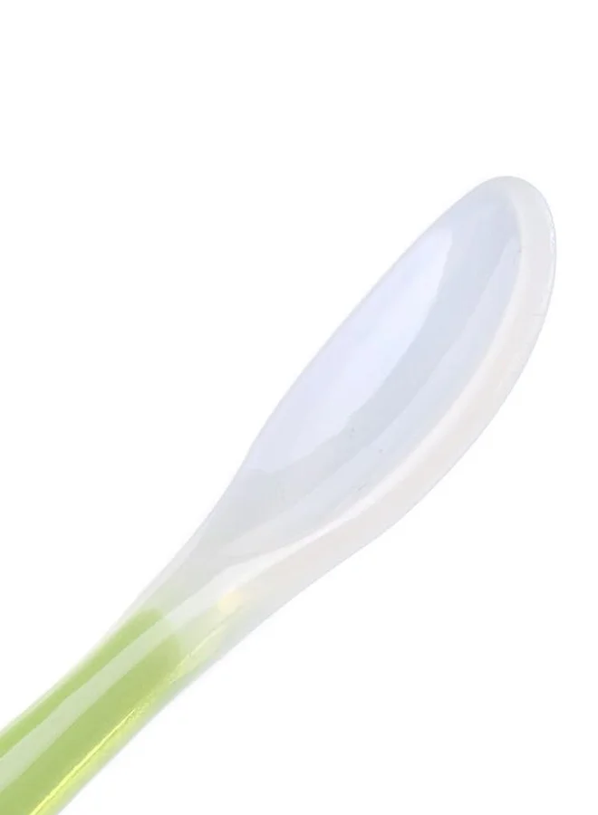 Chicco Soft Silicone Spoon 6M+, Green