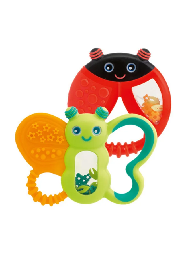 Chicco Funny Relax Teether (Assorted) Ladybug / Butterfly, 1Pc