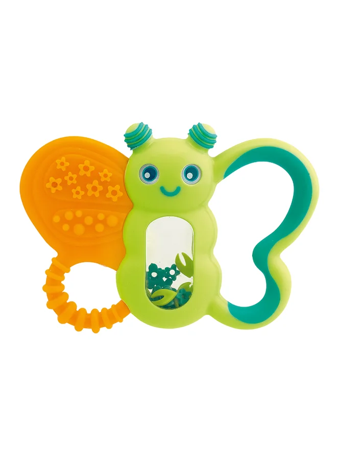 Chicco Funny Relax Teether (Assorted) Ladybug / Butterfly, 1Pc