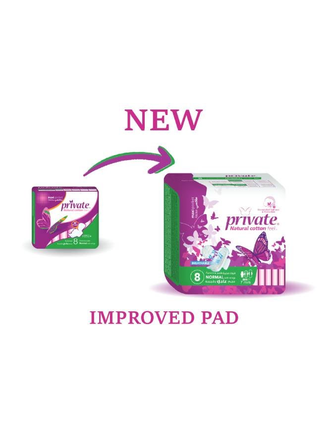 Private Maxi Pocket Normal 8 Pads - Image 2