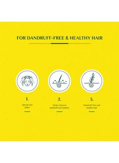 Dabur Vatika Naturals Dandruff Guard Shampoo 180ml + 15% OFF | Lemon & Yoghurt with Natural Extracts | Removes Dandruff From First Wash 180.0ml  - Image 5