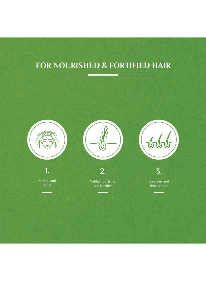 Dabur Vatika Naturals Hair Fall Control Shampoo 360ml +15% OFF | Cactus & Ghergir | Strengthens & Nourishes | For Dry & Damaged Hair 360.0ml  - Image 5