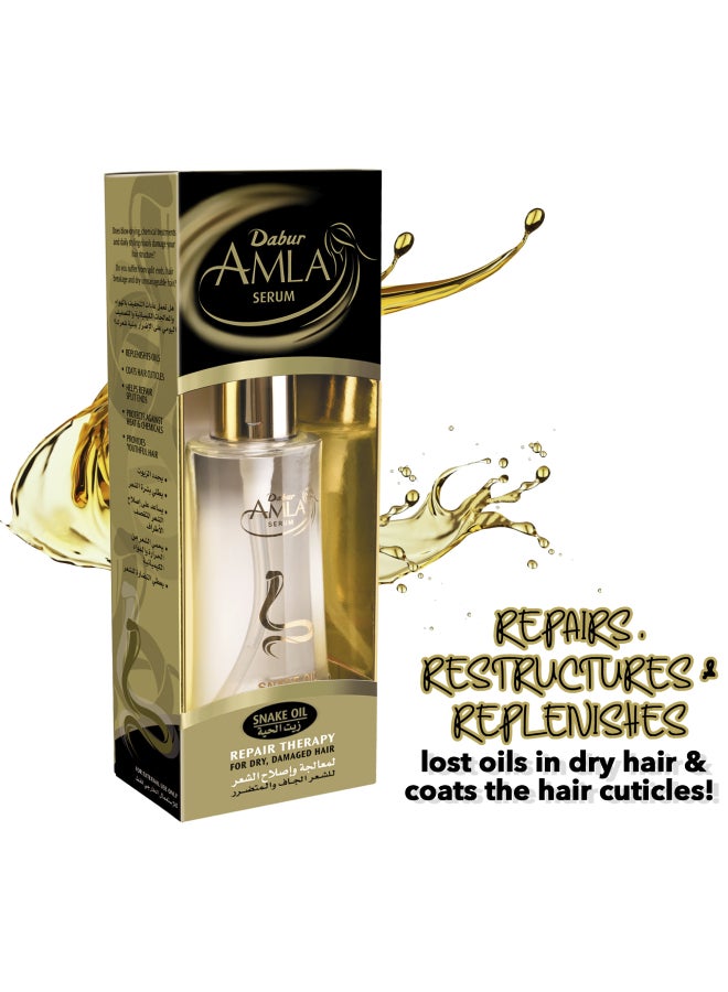 Amla Snake Oil Serum | Repair Therapy | Repairs Damage | For Dry & Unmanageable Hair 50ml