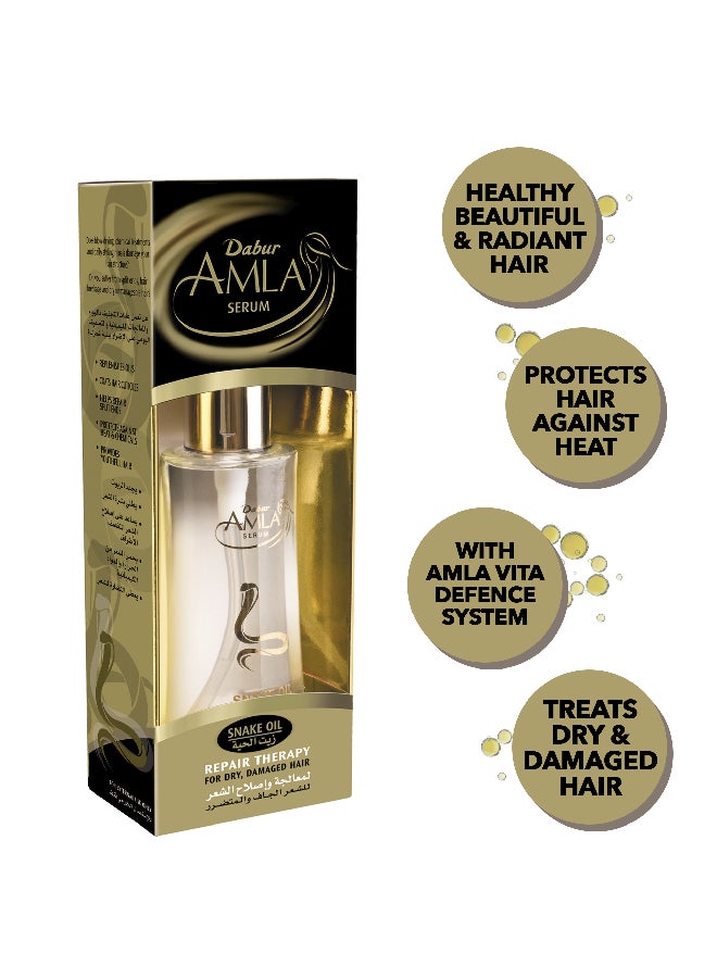 Amla Snake Oil Serum | Repair Therapy | Repairs Damage | For Dry & Unmanageable Hair 50ml