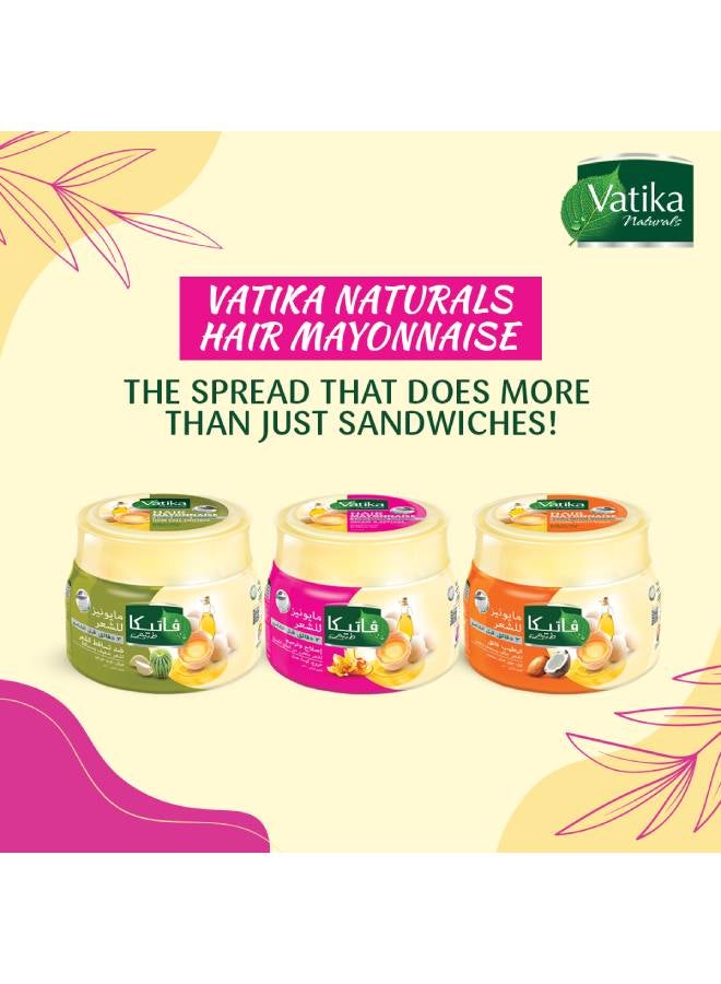Dabur - Vatika Naturals Repair & Restore Hair Mayonnaise | With Honey, Castor & Marrow For Damaged & Chemically Treated Hair 500.0ml - Image 1