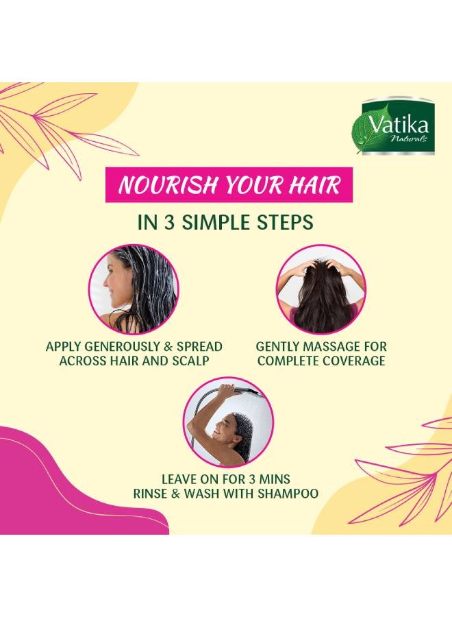 Dabur - Vatika Naturals Repair & Restore Hair Mayonnaise | With Honey, Castor & Marrow For Damaged & Chemically Treated Hair 500.0ml - Image 1