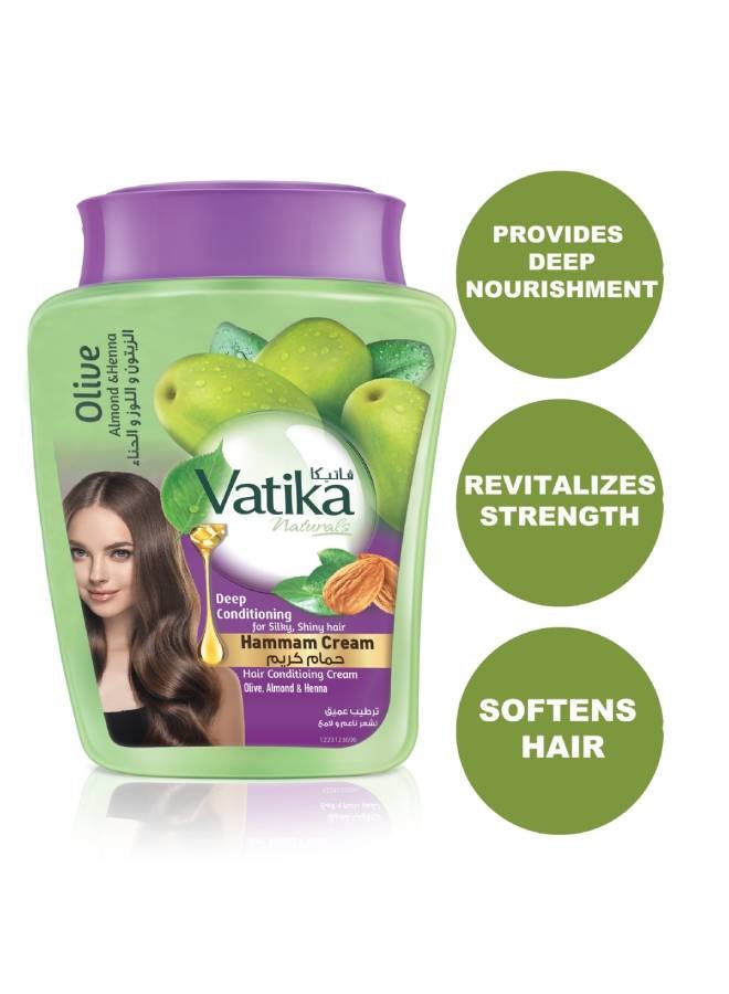 دابر كريم الشعر فاتيكا نيتشرالز للترطيب العميق للشعر الناعم واللامع 450.0جرام - Image 3