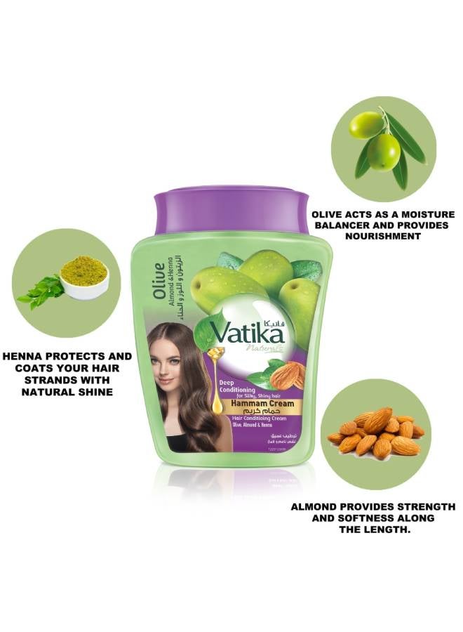 دابر كريم الشعر فاتيكا نيتشرالز للترطيب العميق للشعر الناعم واللامع 450.0جرام - Image 4