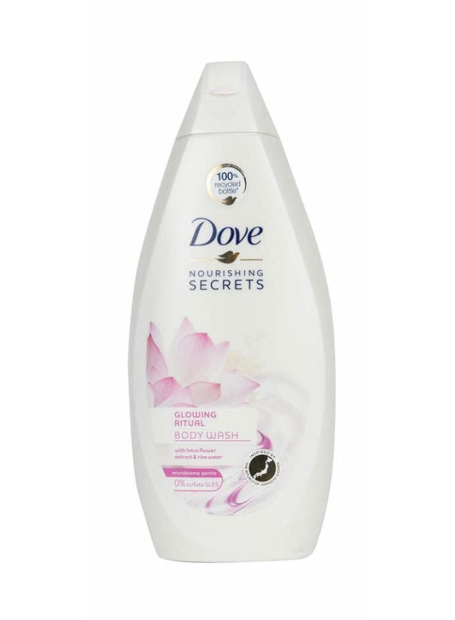Dove Glowing Ritual Body Wash With Lotus & Rice Water 500.0ml  - Image 1