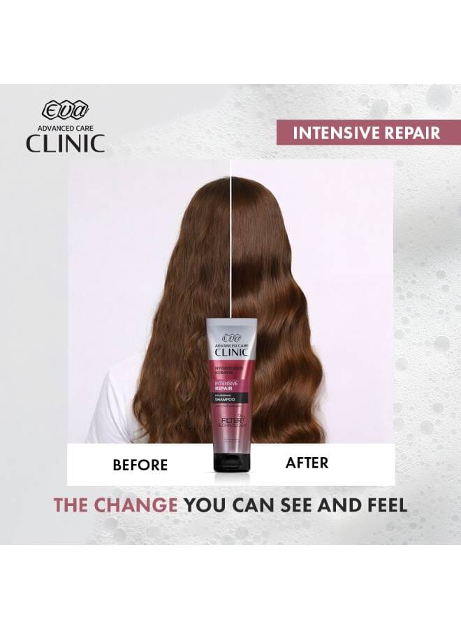 e Keratin Eva Hair Clinic Keratin Shampoo (Packaging May Vary) 230ml - Image 4