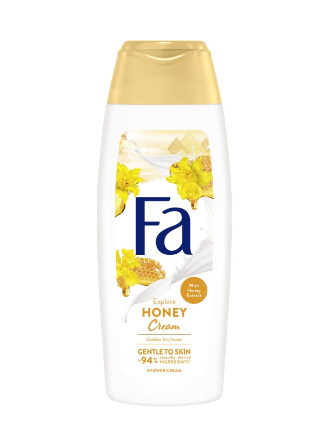 Fa Honey Creme Golden Iris Scent Shower Cream White 500ml - Image 1