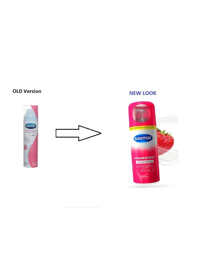 sasmar Strawberry Silky Smooth Lubricant  - Image 1