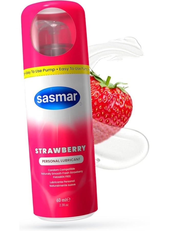 sasmar Strawberry Silky Smooth Lubricant  - Image 2