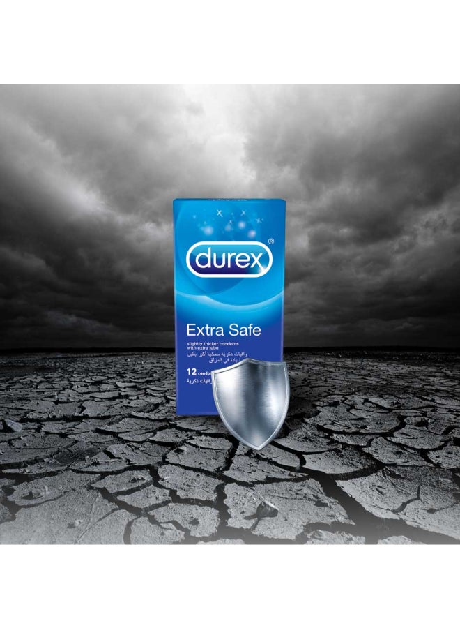 Durex - 12-Piece Latex Extra Safe Condoms - Image 1