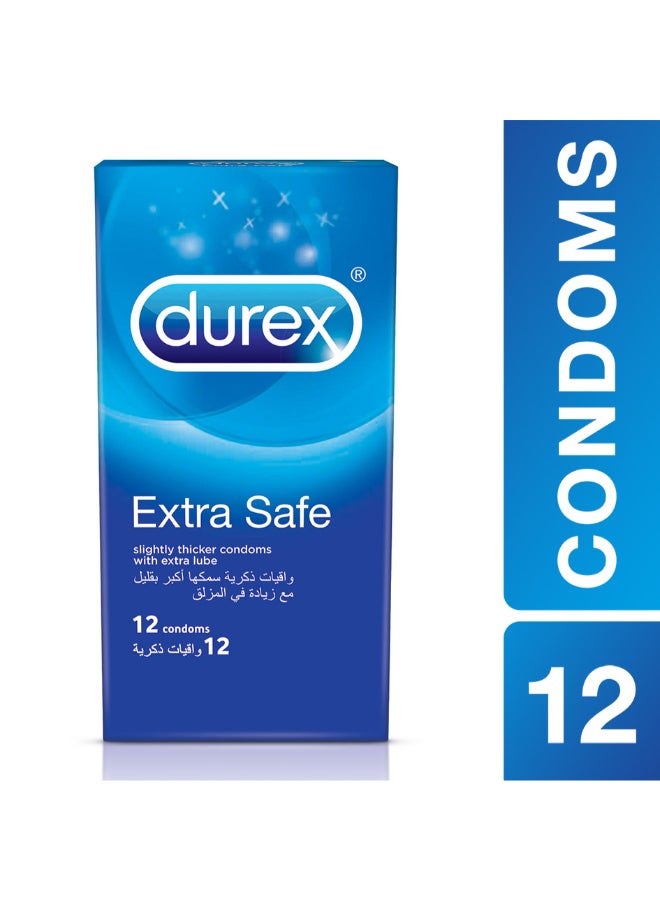 Durex - 12-Piece Latex Extra Safe Condoms - Image 1