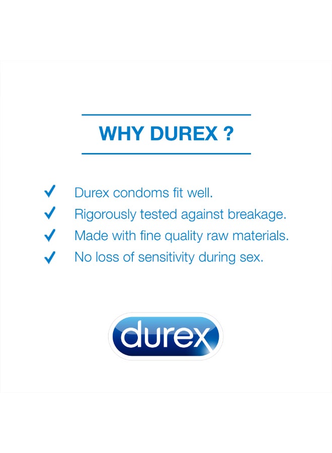 Durex - 12-Piece Latex Extra Safe Condoms - Image 1