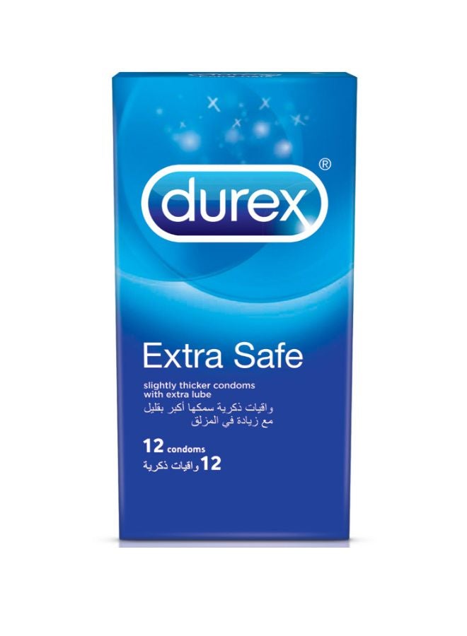 Durex - 12-Piece Latex Extra Safe Condoms - Image 1
