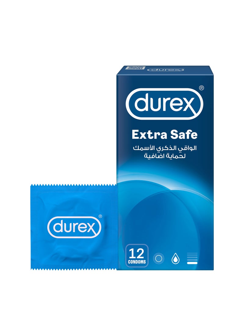 Durex 12-Piece Latex Extra Safe Condoms  - Image 1