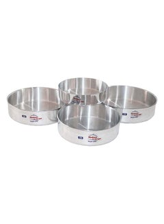 NOUVAL Oven Tray Set New Lux Silver 30-28-26-24cm 