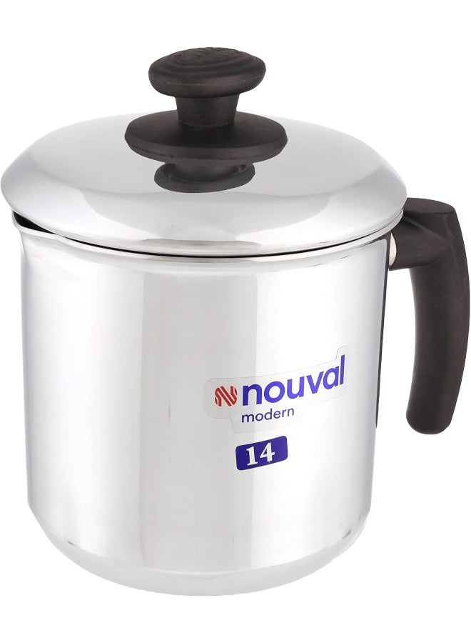 NOUVAL Aluminum Milk Pot Silver 14cm  - Image 2