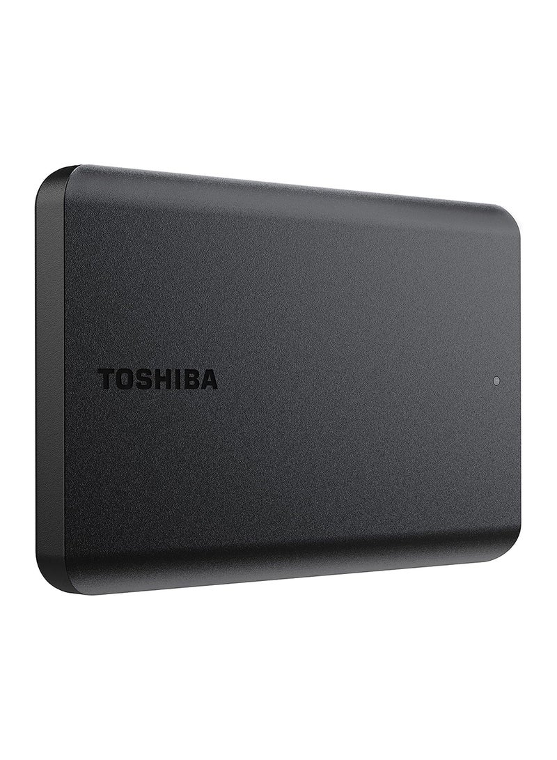 Toshiba Canvio Basics 1TB Portable External Hard Drive USB 3.0, Black 1 TB - Image 1