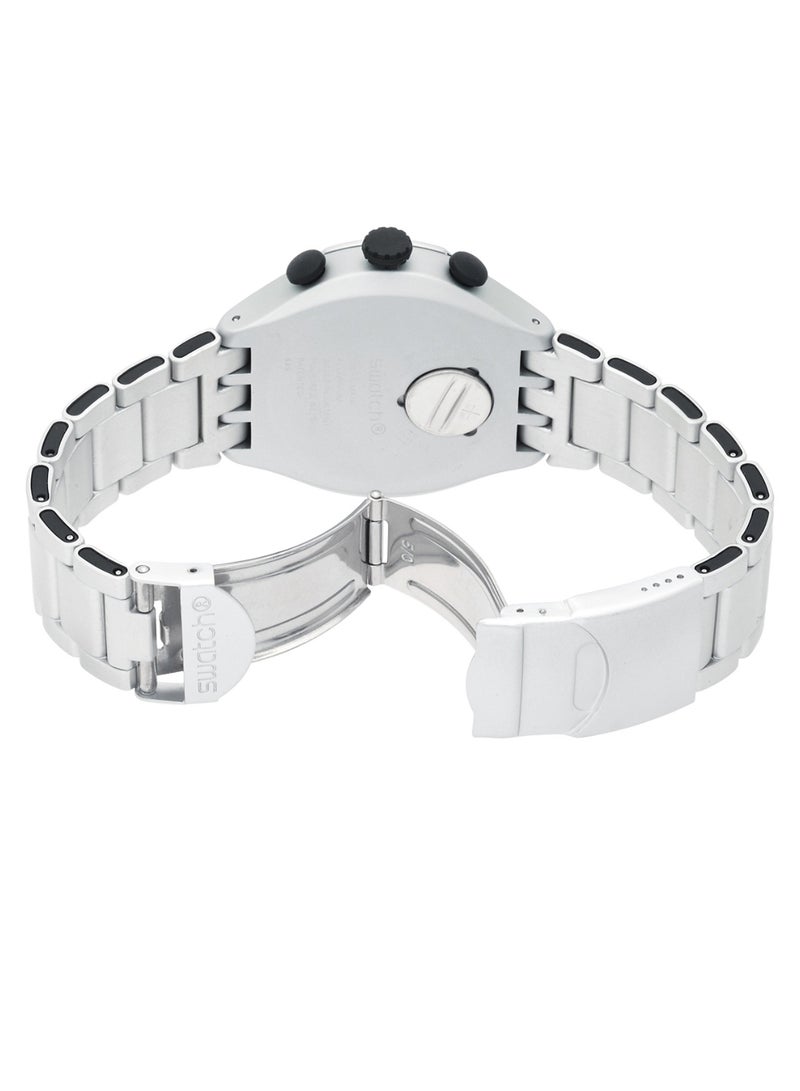 Swatch Men's Alumnium Chronograph Wrist Watch YYS4000AG - Image 2