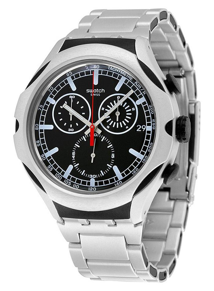 Swatch Men's Alumnium Chronograph Wrist Watch YYS4000AG - Image 1