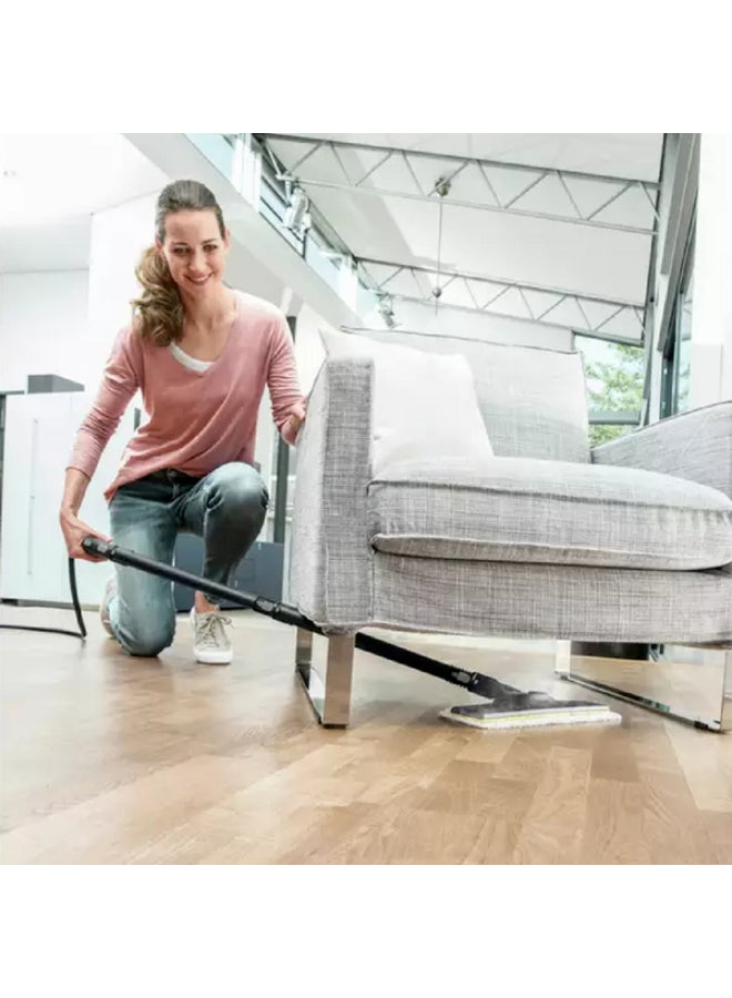 KARCHER - KARCHER STEAM CLEANER SC 3 EasyFix, 1900 W, 3.5 bar steam pressure, 1 Liter tank capacity, Heats up in just 30 seconds, Kills 99.99% of viruses & bacteria - 1.513-652 White/Black - Image 1