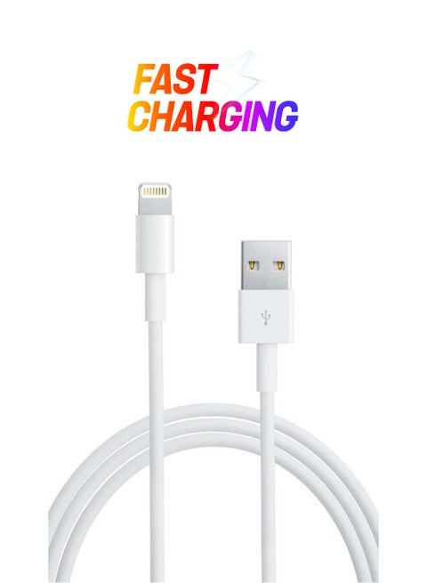 USB Lightning Cable White