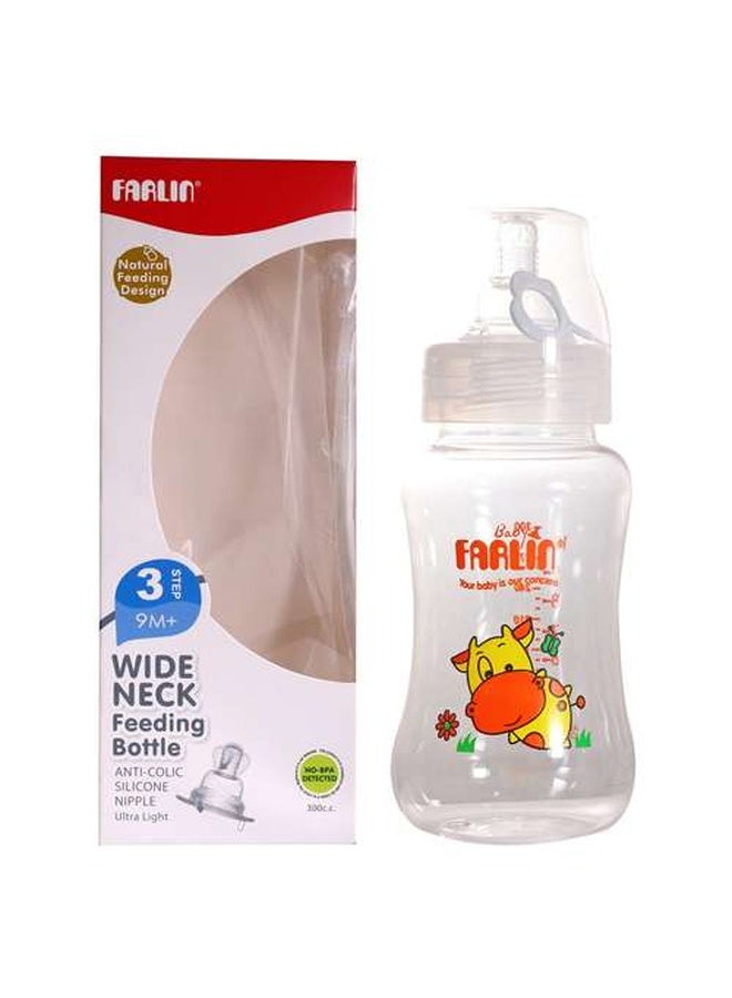 فارلين زجاجة الرضاعة بطبعة عنق واسع - ٣٠٠ مل - Image 3