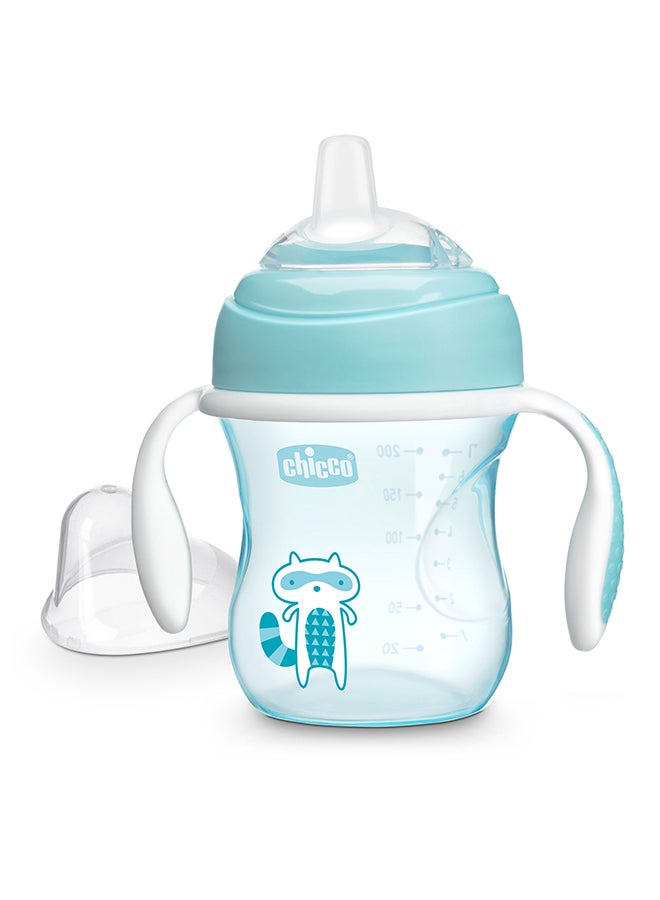 شيكو كوب تدريب على الشرب للأطفال بعمر 4 أشهر وما فوق، بلون أزرق - Image 2