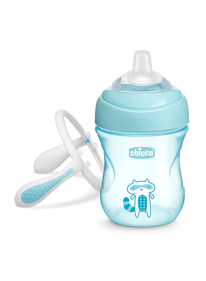 شيكو كوب تدريب على الشرب للأطفال بعمر 4 أشهر وما فوق، بلون أزرق - Image 3