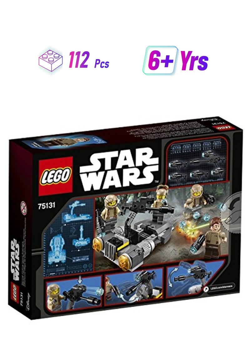 ليغو طقم مكعبات بناء مجموعة معركة جندي Star Wars Resistance مكونة من 112 قطعة طراز 75131 75131 112 أكبر من 6 سنوات - Image 1