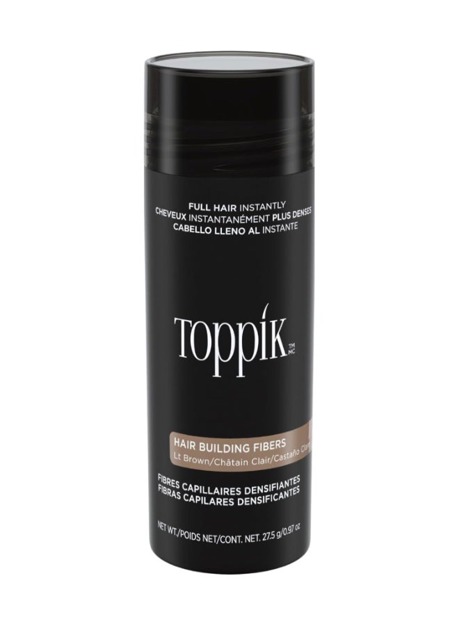 Toppik Hair Building Fibers Light Brown Hair Color 27.5 Grams Light Brown 27.5grams  - Image 1