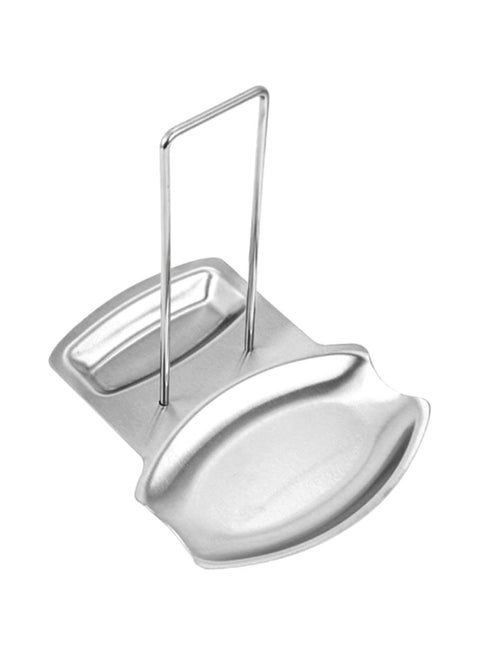 Stainless Steel Pan Pot Rack With Removable Lid Silver 19x16x19cm