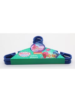 nickelodeon 6-Piece Shimmer And Shine Cloth Hanger Set Blue 33x18cm  - Image 2
